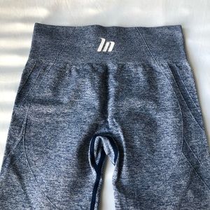 Muscle nation blue seamless leggings